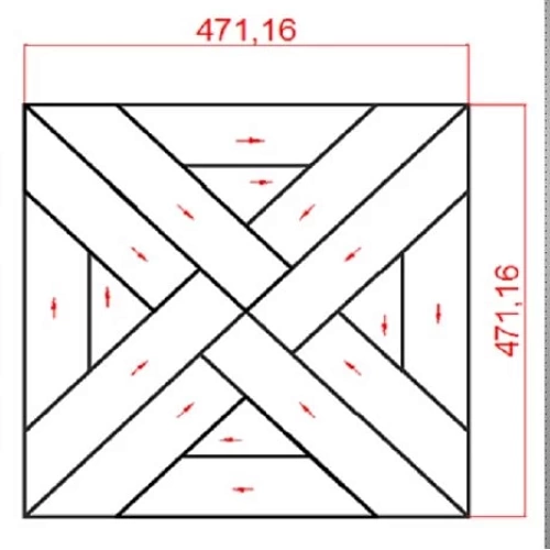 ДУБ №3-70 МОДУЛЬНЫЙ ПАРКЕТ LAB ARTE